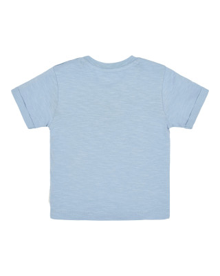 LITTLE DUTCH. Μπλουζάκι κοντομάνικο Steel Blue - Νο 104