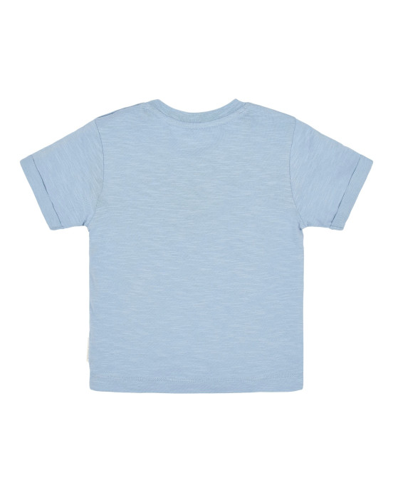 LITTLE DUTCH. Μπλουζάκι κοντομάνικο Steel Blue - Νο 104