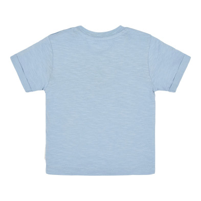LITTLE DUTCH. Μπλουζάκι κοντομάνικο Steel Blue - Νο 80
