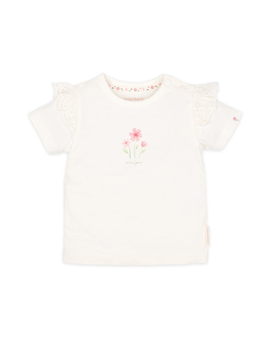 LITTLE DUTCH. Μπλουζάκι κοντομάνικο λευκό - Νο 68