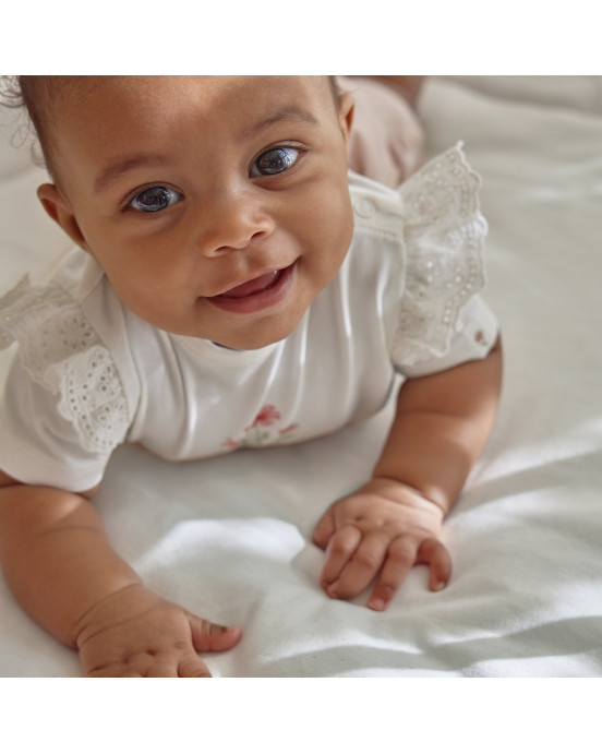 LITTLE DUTCH. Μπλουζάκι κοντομάνικο λευκό - Νο 74