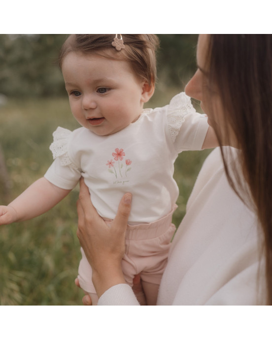 LITTLE DUTCH. Μπλουζάκι κοντομάνικο λευκό - Νο 62