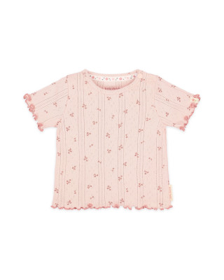 LITTLE DUTCH. Μπλουζάκι κοντομάνικο ροζ Fairy Flowers - Νο 74