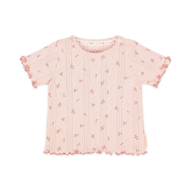 LITTLE DUTCH. Μπλουζάκι κοντομάνικο ροζ Fairy Flowers - Νο 74