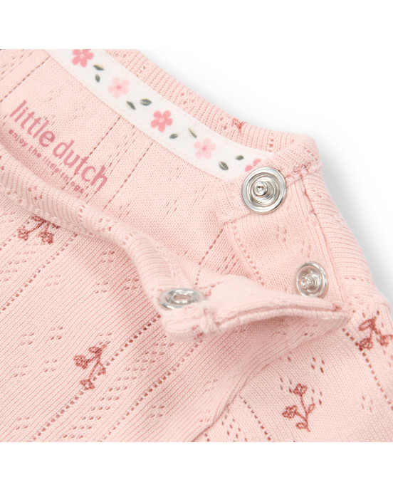 LITTLE DUTCH. Μπλουζάκι κοντομάνικο ροζ Fairy Flowers - Νο 56