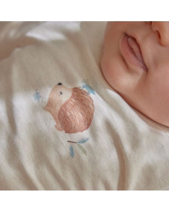 LITTLE DUTCH. Μπλουζάκι κοντομάνικο κρεμ Sand Melee - Νο 62