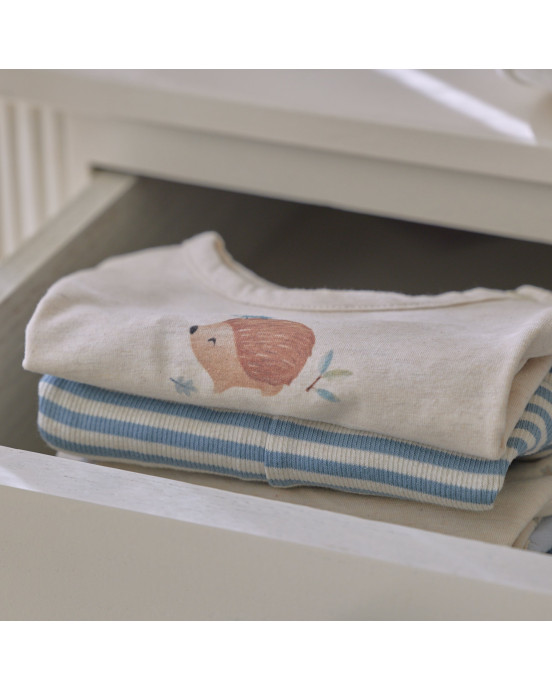 LITTLE DUTCH. Μπλουζάκι κοντομάνικο κρεμ Sand Melee - Νο 74