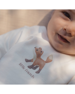 LITTLE DUTCH. Μπλουζάκι κοντομάνικο λευκό Snow White - Νο 74