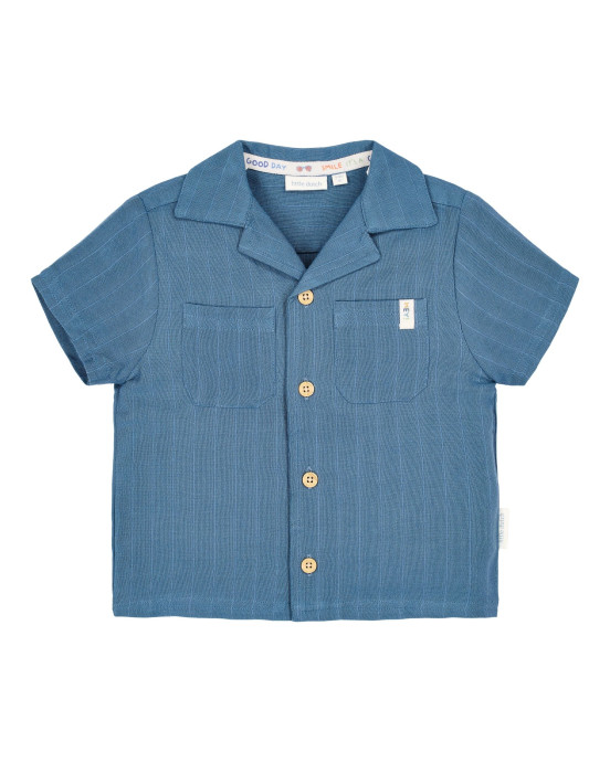 LITTLE DUTCH. Πουκάμισο κοντομάνικο Indigo - Νο 80
