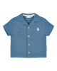 LITTLE DUTCH. Πουκάμισο κοντομάνικο Indigo - Νο 80