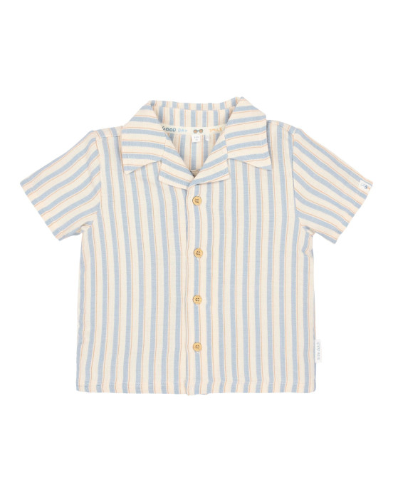 LITTLE DUTCH. Πουκάμισο κοντομάνικο Multi Stripe - Νο 74