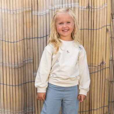 LITTLE DUTCH. Φούτερ Creme - Νο 80