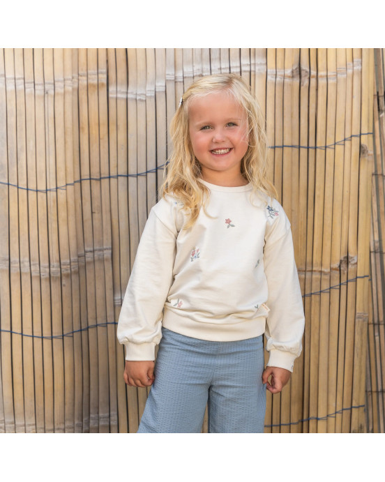 LITTLE DUTCH. Φούτερ Creme - Νο 80