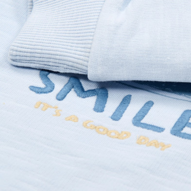 LITTLE DUTCH. Φούτερ Light Blue - Νο 92