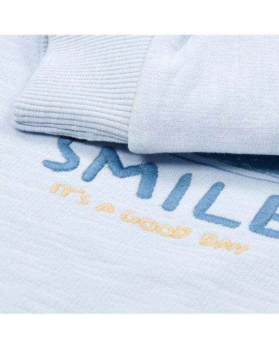 LITTLE DUTCH. Φούτερ Light Blue - Νο 92