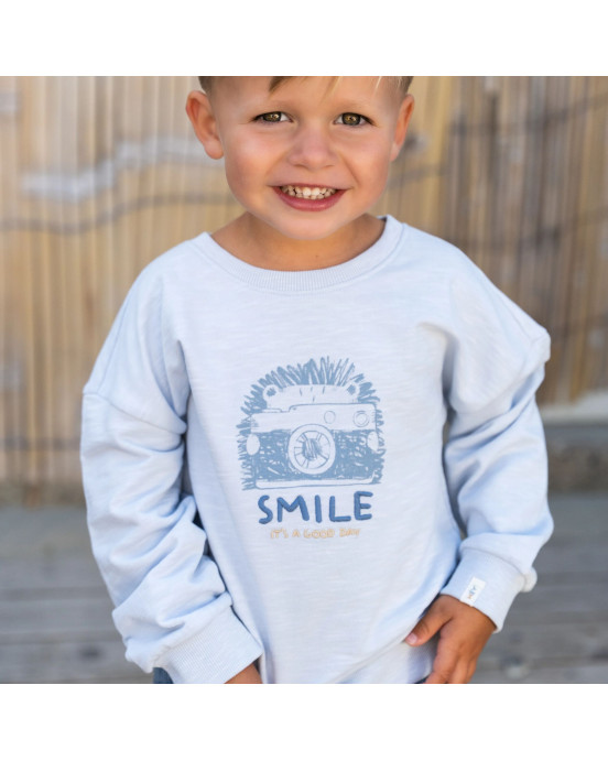 LITTLE DUTCH. Φούτερ Light Blue - Νο 104