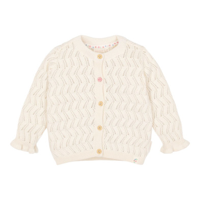 LITTLE DUTCH. Ζακέτα πλεκτή Creme - Νο 98