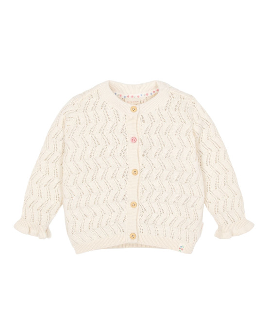 LITTLE DUTCH. Ζακέτα πλεκτή Creme - Νο 98