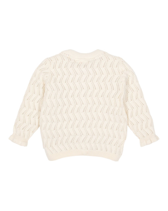 LITTLE DUTCH. Ζακέτα πλεκτή Creme - Νο 86