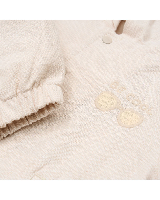 LITTLE DUTCH. Ζακέτα με κουκούλα Sand - Νο 92