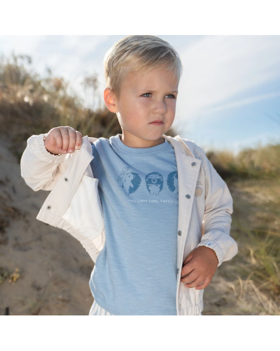 LITTLE DUTCH. Ζακέτα με κουκούλα Sand - Νο 98