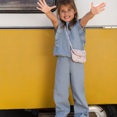 LITTLE DUTCH. Παντελονάκι φαρδύ Denim Blue - Νο 86