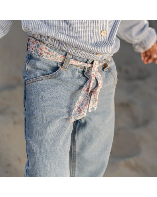 LITTLE DUTCH. Παντελόνι με ζωνάκι Denim - Νο 104