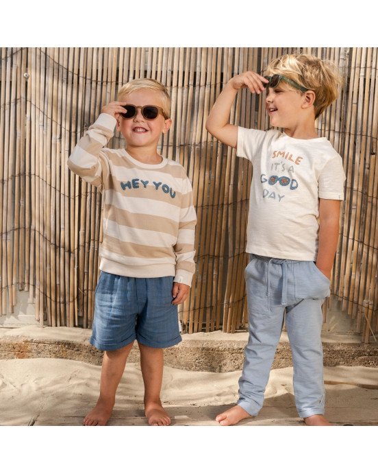 LITTLE DUTCH. Παντελονάκι Steel Blue - Νο 80