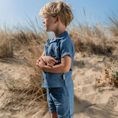 LITTLE DUTCH. Παντελονάκι κοντό Indigo - Νο 80