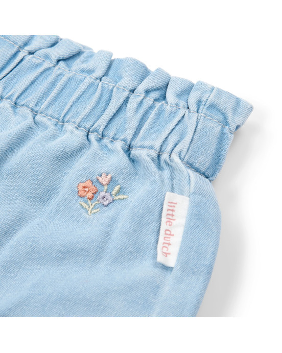 LITTLE DUTCH. Παντελονάκι κοντό υφασμάτινο Denim - Νο 98