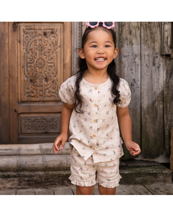 LITTLE DUTCH. Παντελονάκι κοντό Fairy Bloom - Νο 80