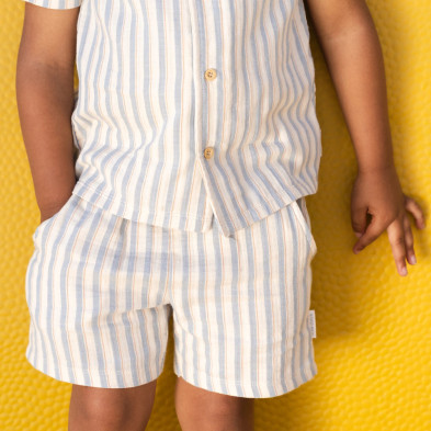 LITTLE DUTCH. Παντελονάκι κοντό Multi Stripe - Νο 92