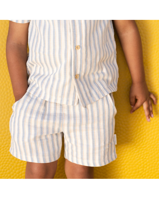 LITTLE DUTCH. Παντελονάκι κοντό Multi Stripe - Νο 98