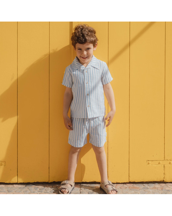 LITTLE DUTCH. Παντελονάκι κοντό Multi Stripe - Νο 104