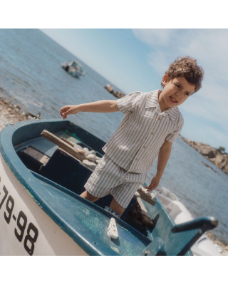 LITTLE DUTCH. Παντελονάκι κοντό Multi Stripe - Νο 104