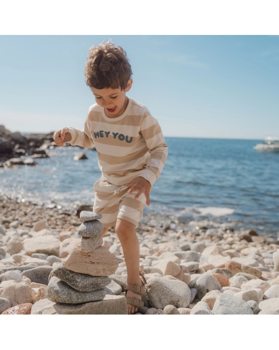 LITTLE DUTCH. Παντελονάκι κοντό Biscuit Stripe - Νο 80