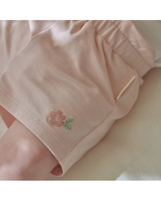 LITTLE DUTCH. Παντελονάκι κοντό ροζ Blossom - Νο 68