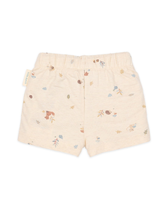 LITTLE DUTCH. Παντελονάκι κοντό κρεμ Forest Nature - Νο 62