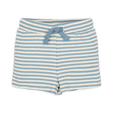 LITTLE DUTCH. Παντελονάκι κοντό μπλε Stone Blue stripe - Νο 56