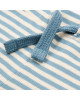 LITTLE DUTCH. Παντελονάκι κοντό μπλε Stone Blue stripe - Νο 50