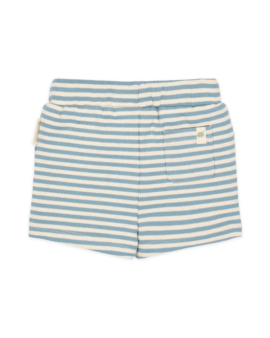 LITTLE DUTCH. Παντελονάκι κοντό μπλε Stone Blue stripe - Νο 68