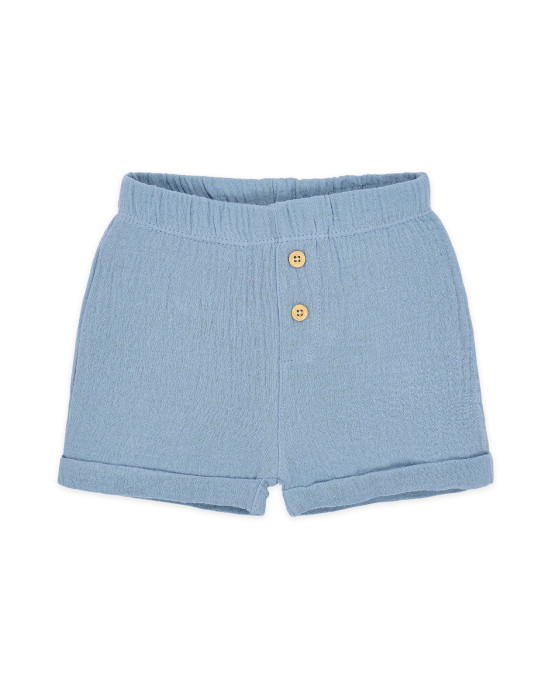 LITTLE DUTCH. Παντελονάκι κοντό μπλε Stone Blue - Νο 50