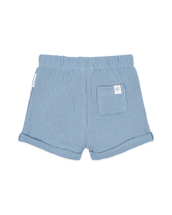 LITTLE DUTCH. Παντελονάκι κοντό μπλε Stone Blue - Νο 56