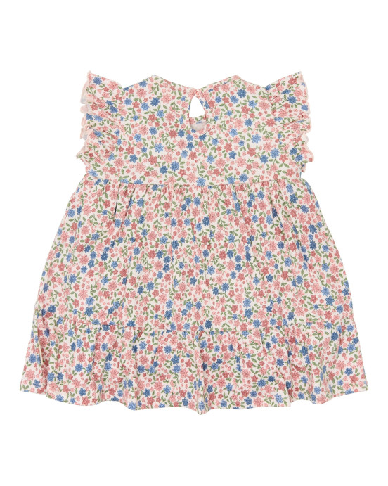 LITTLE DUTCH. Φορεματάκι αμάνικο με βολάν Meadow Flowers - Νο 86