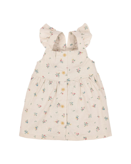 LITTLE DUTCH. Φορεματάκι αμάνικο με βολάν Fairy Bloom - Νο 86