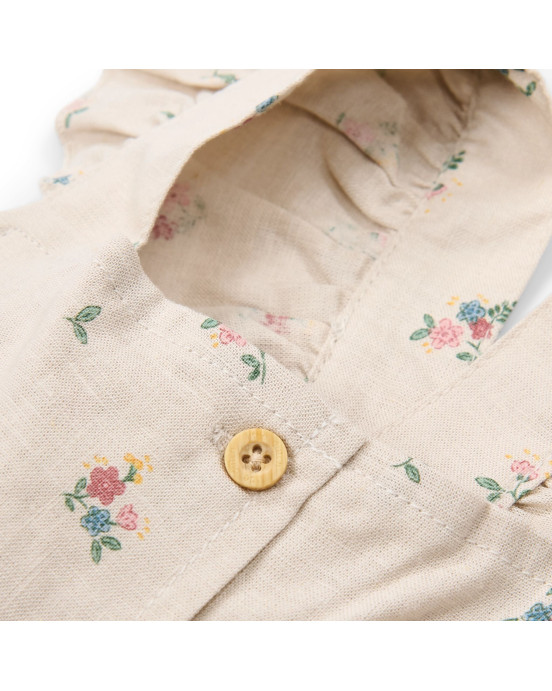 LITTLE DUTCH. Φορεματάκι αμάνικο με βολάν Fairy Bloom - Νο 86