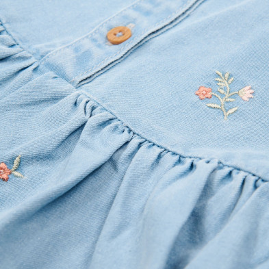 LITTLE DUTCH. Φορεματάκι κοντομάνικο Denim - Νο 86