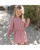 LITTLE DUTCH. Φορεματάκι μακρυμάνικο Pink Blush - Νο 98