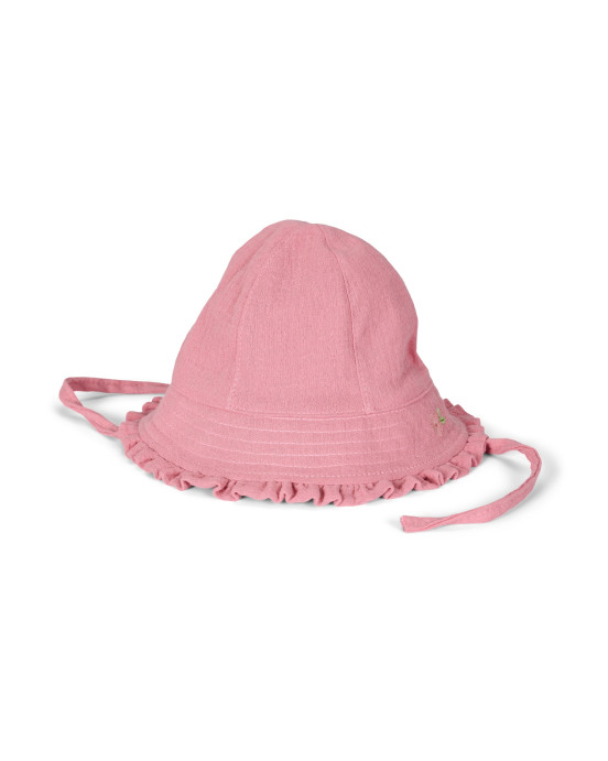 LITTLE DUTCH. Βρεφικό καπέλο ήλιου Pink Blush - Νο 2 (3-6 μηνών)