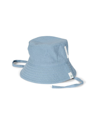 LITTLE DUTCH. Βρεφικό καπέλο ήλιου Stone Blue - Νο 2 (3-6 μηνών)